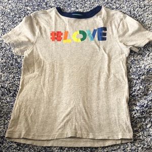Gymboree t-shirt #LOVE
